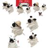 Beautiful Pig The Pug Dog In A Hat Plush Toy