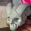 Devil Horns Skull Silicone Mold Keychain Resin Epoxy Craft Polymer Clay Craft DIY Ornament Jewelry Candles Making Tool