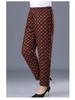 Women’s Plus Size High-Waist Fleece-Lined Cotton Pants for Winter