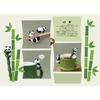 Decore Corporation Panda Rake Panda Chopstick Rest Gude Size: Approx. W3.7 D5.8 H2.2 MG-47491