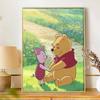 Disney Diamond Painting Kit Unframed, Winnie the Pooh Piglet, Classic Style Home Decor Craft, Perfect Gift Idea