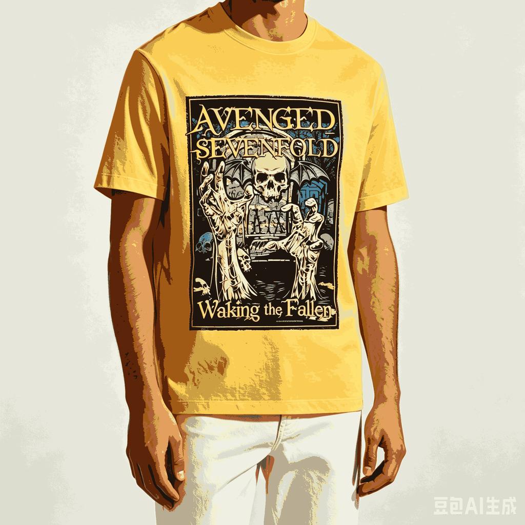 Avenged Sevenfold Na Prezent dla Fana Koszulka Unisex Unisex Harajuku Oversize Unisex Krótki Rękaw Streetwear Wysokiej Jakości Oddychająca Koszulka