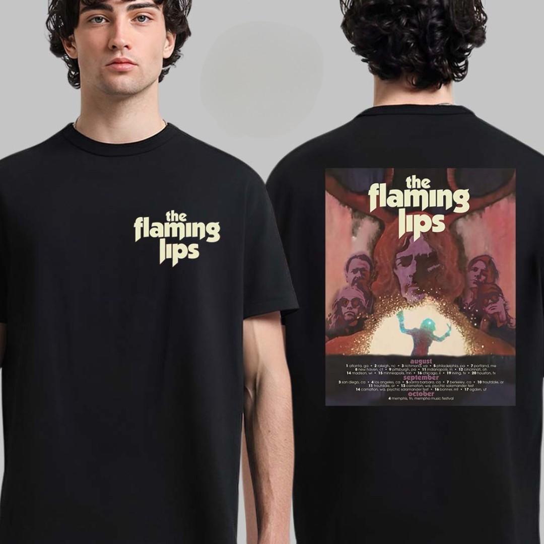 The Flaming Lips Summer Tour 2025 Tour Dates Two Sided T-shirt M