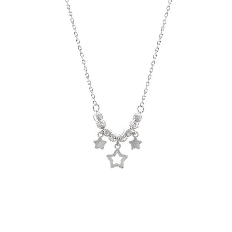 Exquisite Five-Pointed Star Clavicle Necklace for Women - Personalized, Trendy Fashion Accessory