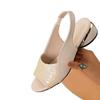 Fashion Women Mid Heels Sandals Fashion Dress Chunky Open Toe Shoes New Casual Designer Pumps Classic Brand Femme Zapatos