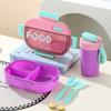 Stainless Steel Bento Box Microwave Safe Leakproof Portable Lunch Students Kids