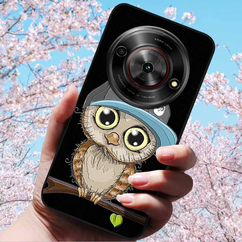 For ZTE Blade A75 5G 6.6" Cases 3D Relief Flower Soft Silicone Luxury Cover for ZTE Blade A75 5G 3D Phone Cases ZTE Blade Z2357N