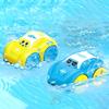 Kids Amphibious Cars Wind-Up Vehicle Dual Use On Land And Water Abs Clockwork Toy Baby Cute Gift Swimming Water Playing Bath Toy