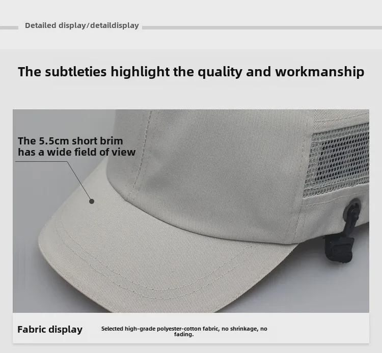 Lightweight Breathable Baseball-Style Safety Helmet for Welders