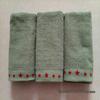 Celobavlněný ručník armádní zelené barvy pro armádu, výcvik, koleje a staveniště