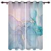 Marmor Türkis Rosa Vorhänge für Schlafzimmer Wohnzimmer Vorhänge Küche Kinderzimmer Fenster Vorhang Moderne Wohnkultur