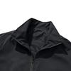 Herren-Farb-Sweatshirt mit langen Ärmeln, Stehkragen und Taschen