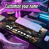 Custom Name Personalized Final Fantasy Pattern Mousepad, Laptop PC Desk Mat, Decorative Desk Mat for Home Keyboard Pad Gift