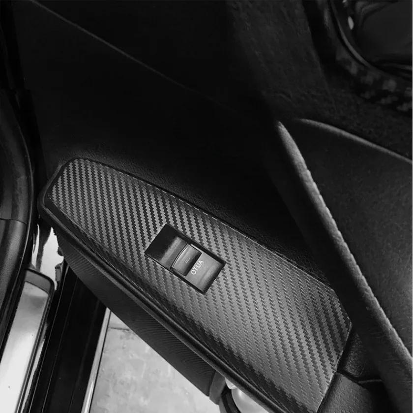 Car Stickers Carbon Fiber Vinyl Wrap Film 150*50cm 3D 6D Gloss Carbon Fiber Film Waterproof Sticker for Car Accessories