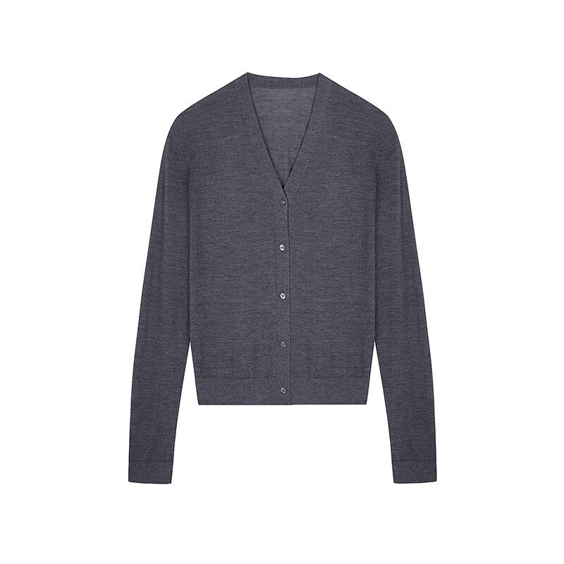 JNBY 2025 Spring Wool Blend Knit Cardigan