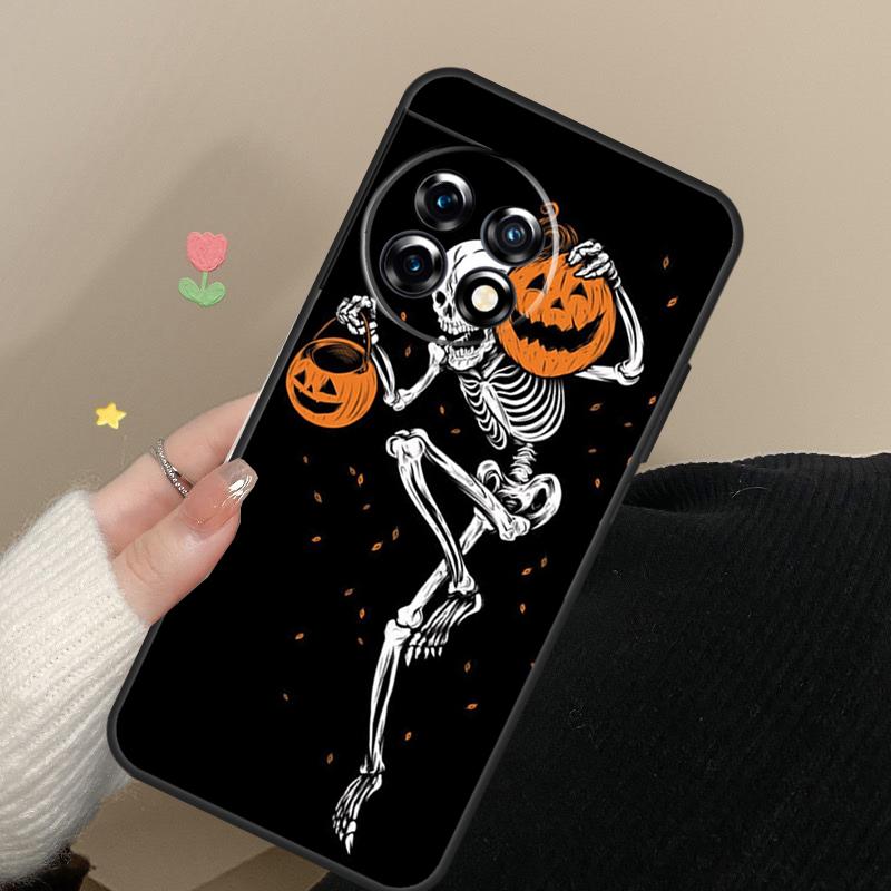 Halloween Pumpkin Cover For OnePlus 13 12 11 12R 13R 9 10 Pro 8T 9RT 10T 10R Nord 4 CE 2 3 Lite N20 N30 Case