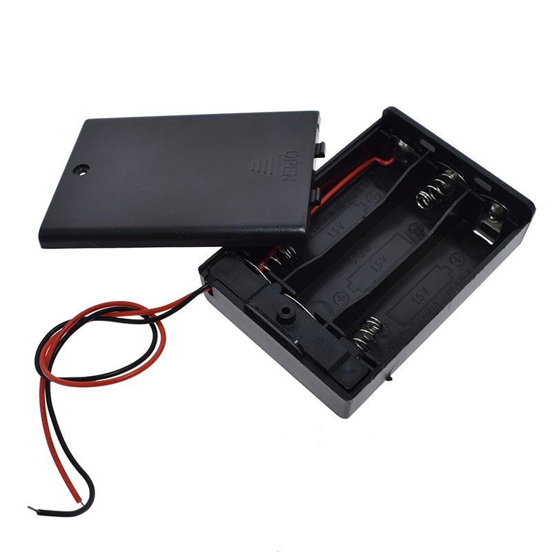 AA Size Power Battery Storage Case Box Holder Leads With 1 2 3 4 6 Slots Container Bag DIY Standard Batteries Charging Droship
