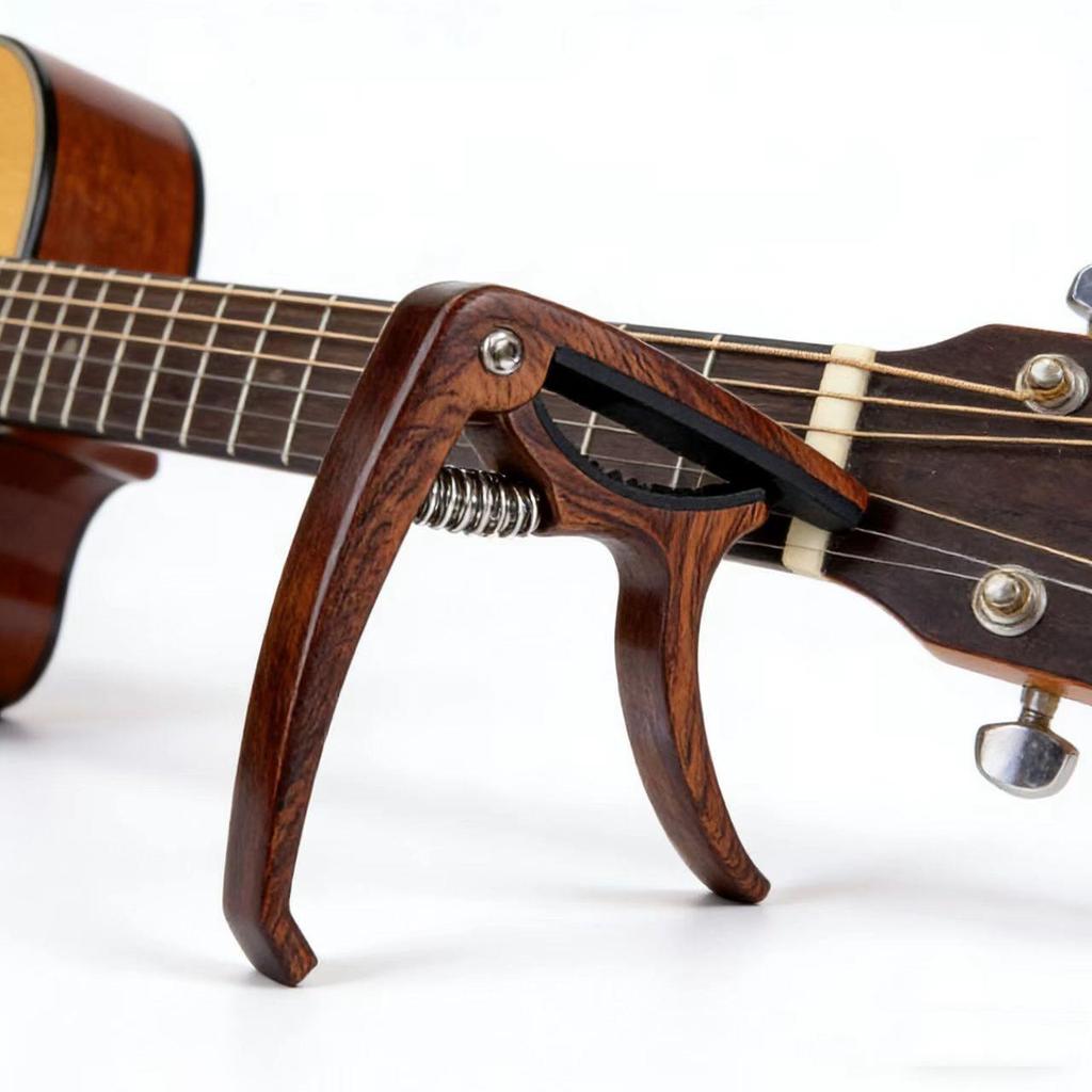Dual-Function Plastic Steel Capo for Guitar & Ukulele