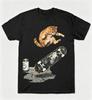 Retro Skate Cat Punk Streetwear Unisex Graphic T-Shirt