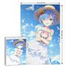 Re Zero - Starting Life in Another World Re:Zero Rem Emilia Puzzle Recreation Anime Goods Cute Adult Unisex Enthusiasts Toy First Choice Wooden M