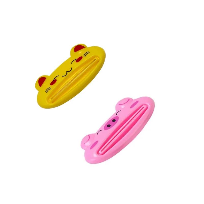 2/4/5pcs Cute Animal Multifunction Squeezer Toothpaste Squeezer Home Commodity Bathroom Tube Cartoon Toothpaste Dispenser