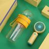 Bao Pai Summer Set: Handheld Mini Fan & Tea Infuser Glass Bottle