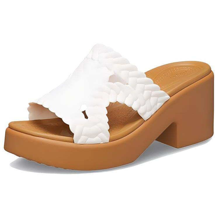 Crocs Brooklyn Woven Heel Women's Chalk 209979-0WV