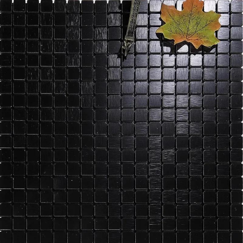 3D European Smooth Metal Mosaic Wall Sticker Self-adhesive Tile Kitchen Bathroom Bar Living Room TV Background Wall Decor Stick