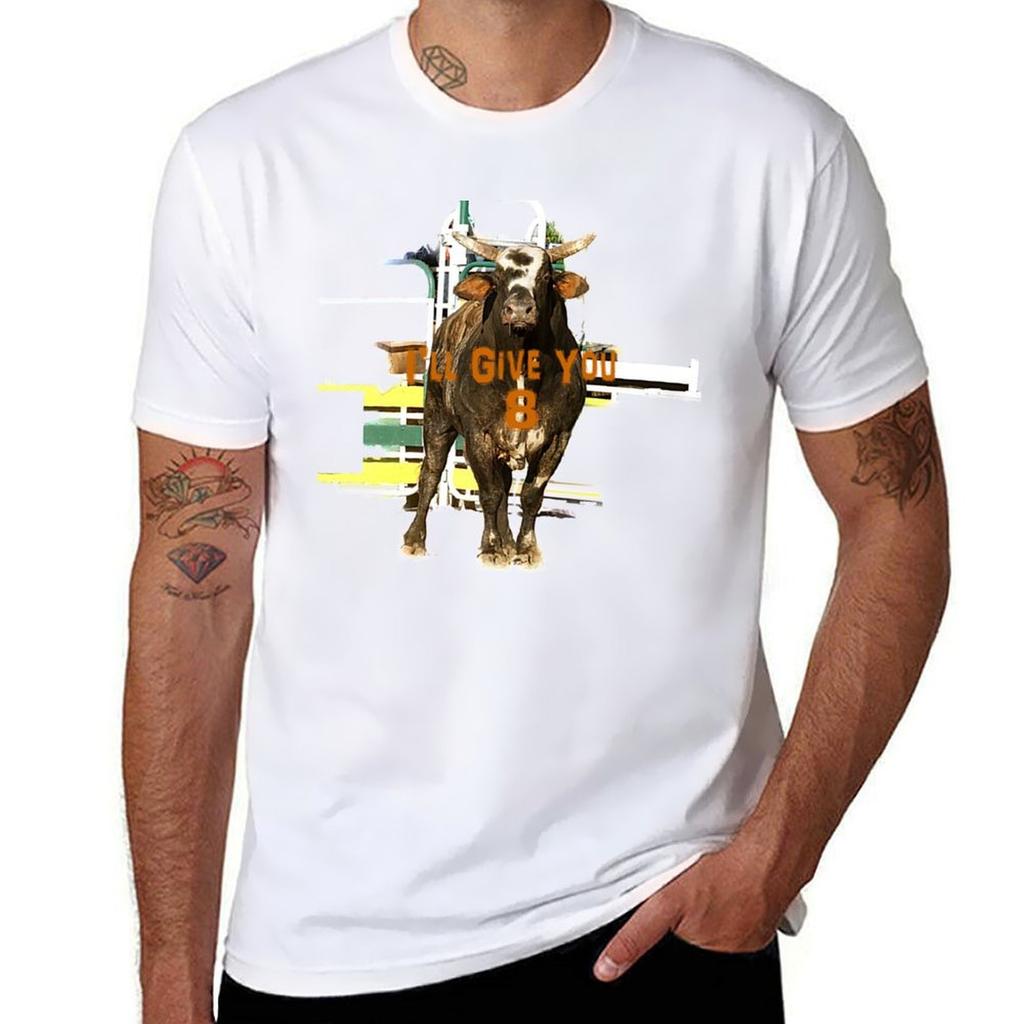 Rodeo Bull Bucking Bull Tshirt Comfortable Basic Crew Neck Tee Tshirt