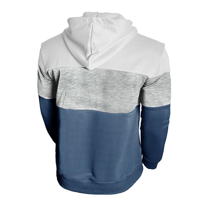Autumn Winter Men's Sweatshirt Long Sleeve Casual Sports Contrasting Hoodie Man Hooded Sweatshirts Streetwear Jogging Tops