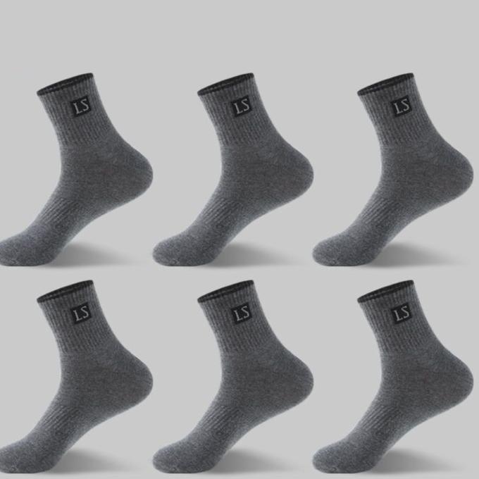 5/10 Paires Chaussettes Homme Haute Qualité Coton Respirant Absorbant la Sueur Chaussettes Mi-Mollet Déodorantes Homme d'Affaires Chaussettes de Sport