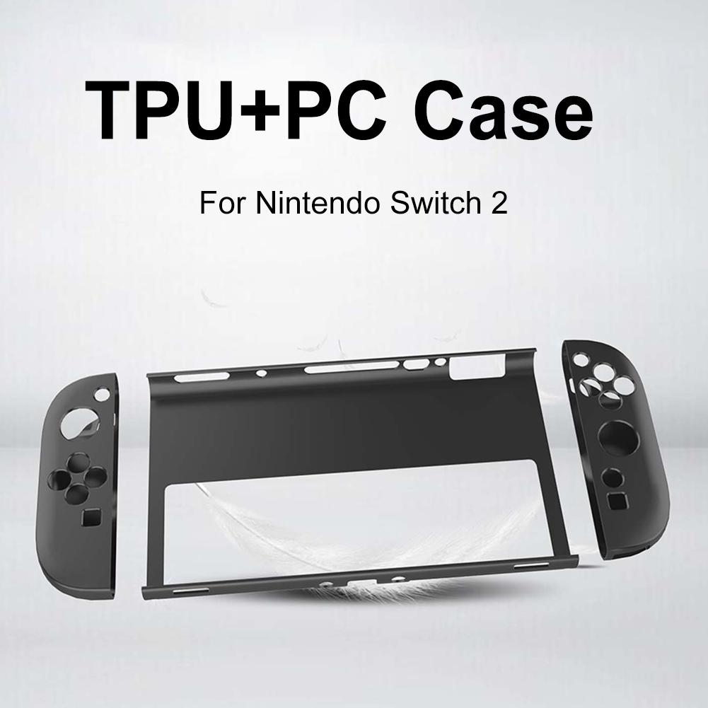 Abnehmbare Schutzhülle für Switch 2 Hohe Transparenz Schutzhülle Spielkonsole Schale Kratzfest Vollschutz Hülle