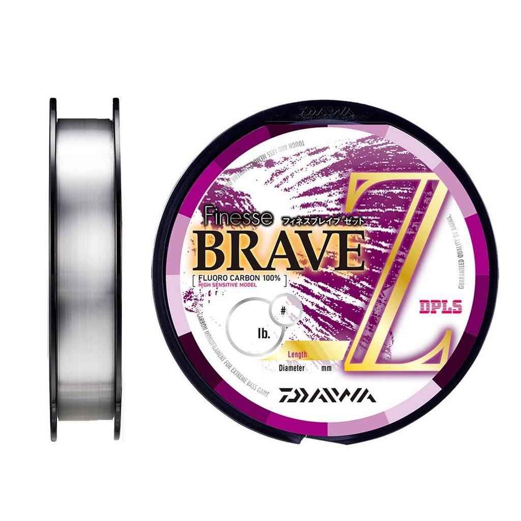 Daiwa Finesse Brave Z Fluorocarbon Line, 3.5lb, 160m, Natural