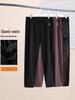 High-Waisted Fleece-Lined Winter Slimming Casual Pants for Plus-Size Women, Long Length