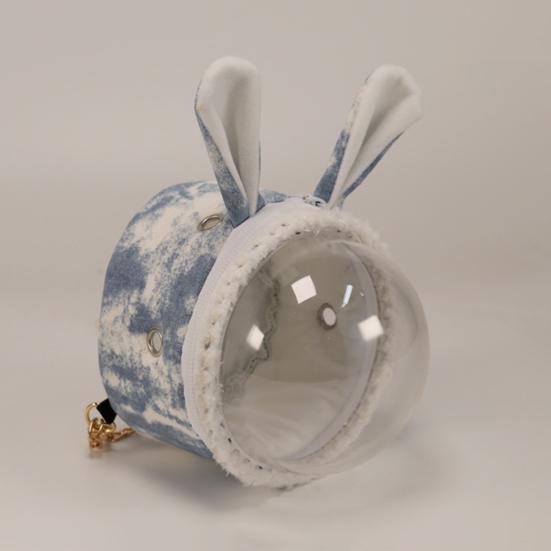 Hamster Carrying Bag Multiple Pockets Metal Chain Soft Small Pet Guinea Pig Travel Backpack Pet Supplies