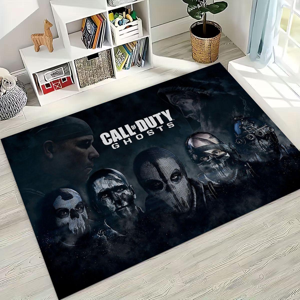 

Classic Game Call of Duty Ghost Simon Cartoon Art Rug for Bedroom Living Room Sofa Home Doormat Decor,Kids Non-slip Floor Mat 100x120cm( 39x47in )