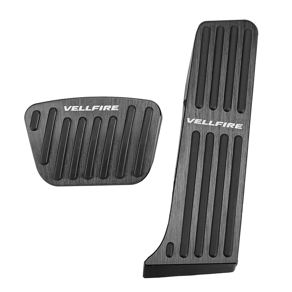 BOYOUS Toyota Vellfire 40 Series 2023 Improved Aluminum Pedal Brake and Accelerator and Set [Latest Model] (June Onwards) Covers, Tool-Free,