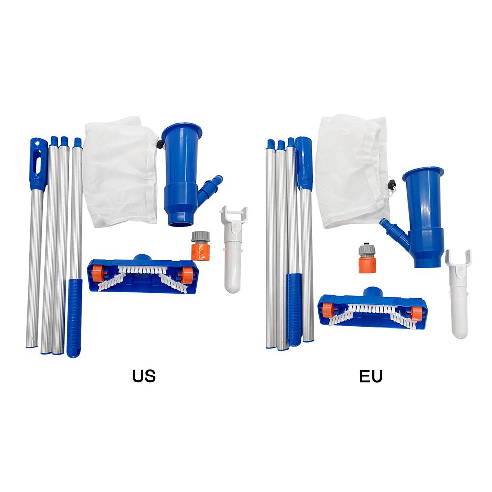 Outdoor Pool Vacuum Cleaning Kit Clean Pool Bottoms Net Pool Filter Swimming Pool Vacuum Cleaner Set Cleaning Skimmer Pool Tool