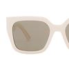 Dior Gold Hollow Logo Square Sunglasses Unisex sunglasses Cream 30MONTAIGNE-S8U/95M0-54