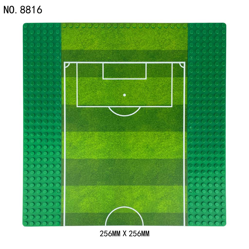 Baseplate Sportiva per Basket e Calcio Giocattolo da Costruzione Assemblabile per Bambini J094A32X32 Particelle Piccole