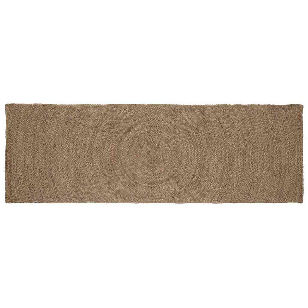 Area Rug Gray 60 x 250 cm Jute