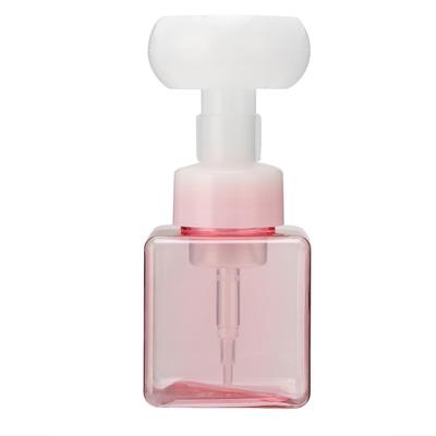 Foam Mousses Pump Bottle Travel Refillable Flower Shape Foaming Soap Dispenser Bottle 250ml