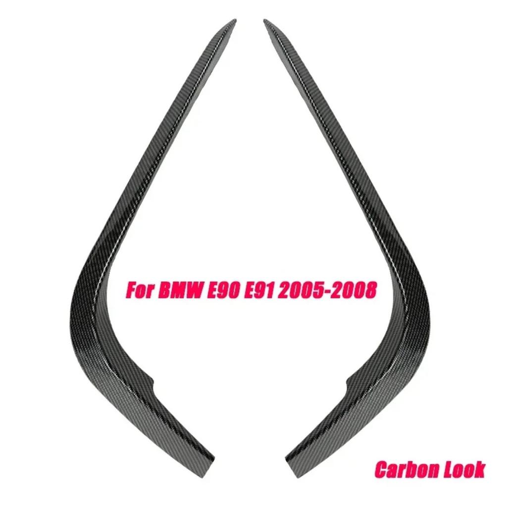 For BMW 3 Series E90 E91 316i 318i 320i 330i 335i M Sport 2005-2012 Front Bumper Spoiler Splitter Diffuser Fog Lamp Trim