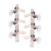 3+3 AcrylicClassical Guitar String Tuning Peg Tuners Machine Heads Silver
