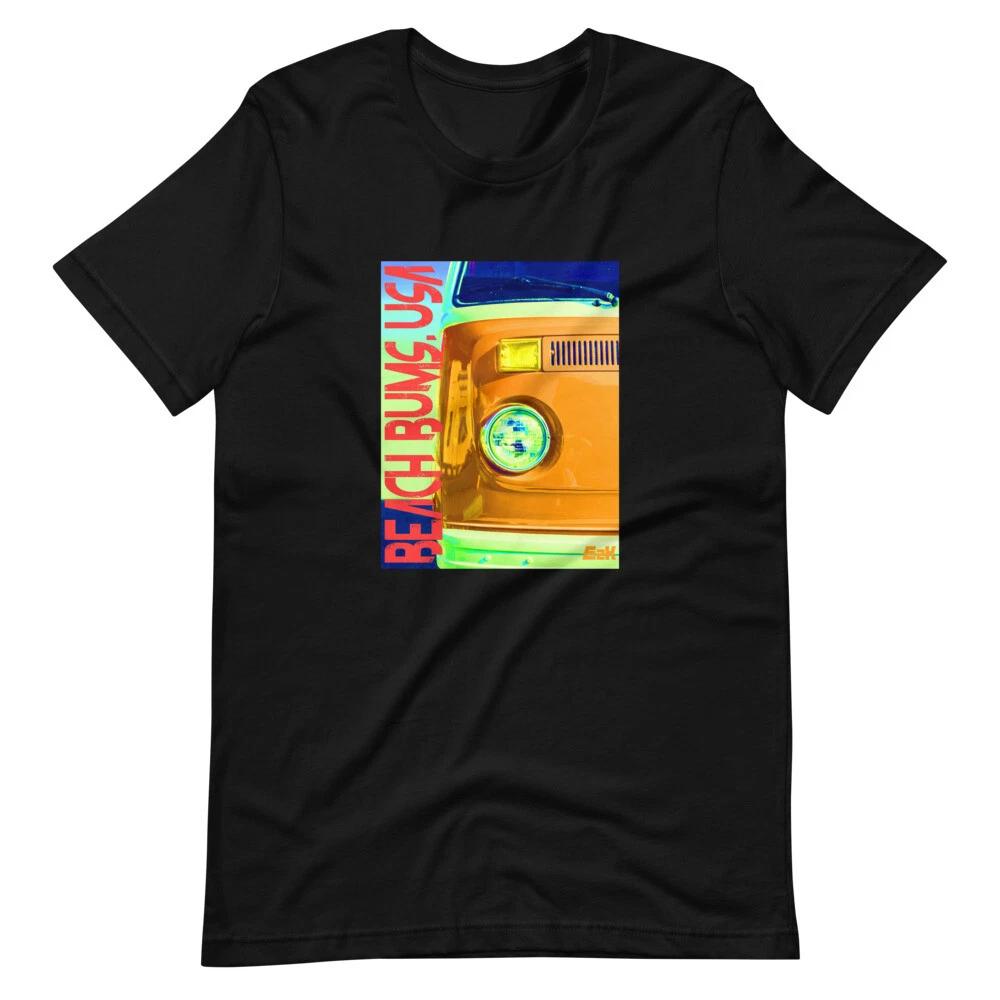 Beach bums USA Unisex T-Shirt Surf Surfing Mini Van Summer Vacation Travel Fun 2XL