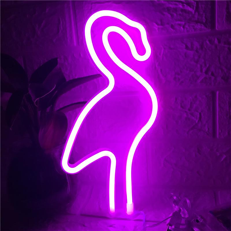 Herz & Stern LED Neon Mondlicht