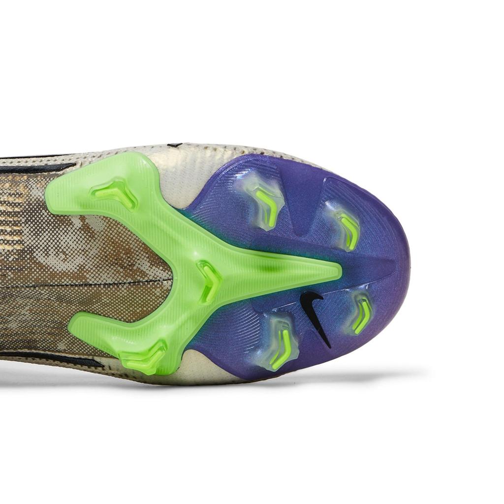 Nike Mercurial Vapor 13 Elite FG 'Desert Sand' (Unisex) Desert Sand / Psychic Purple / Electric Green / Black Soccer Shoes AQ4176 005