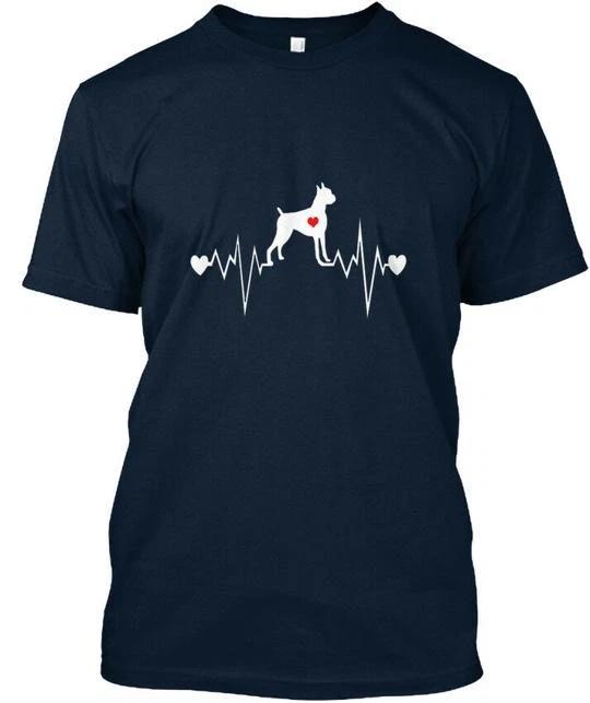 

Boxer Heart Beat Premium TTshirt Made in the USA Size S to 5XL S