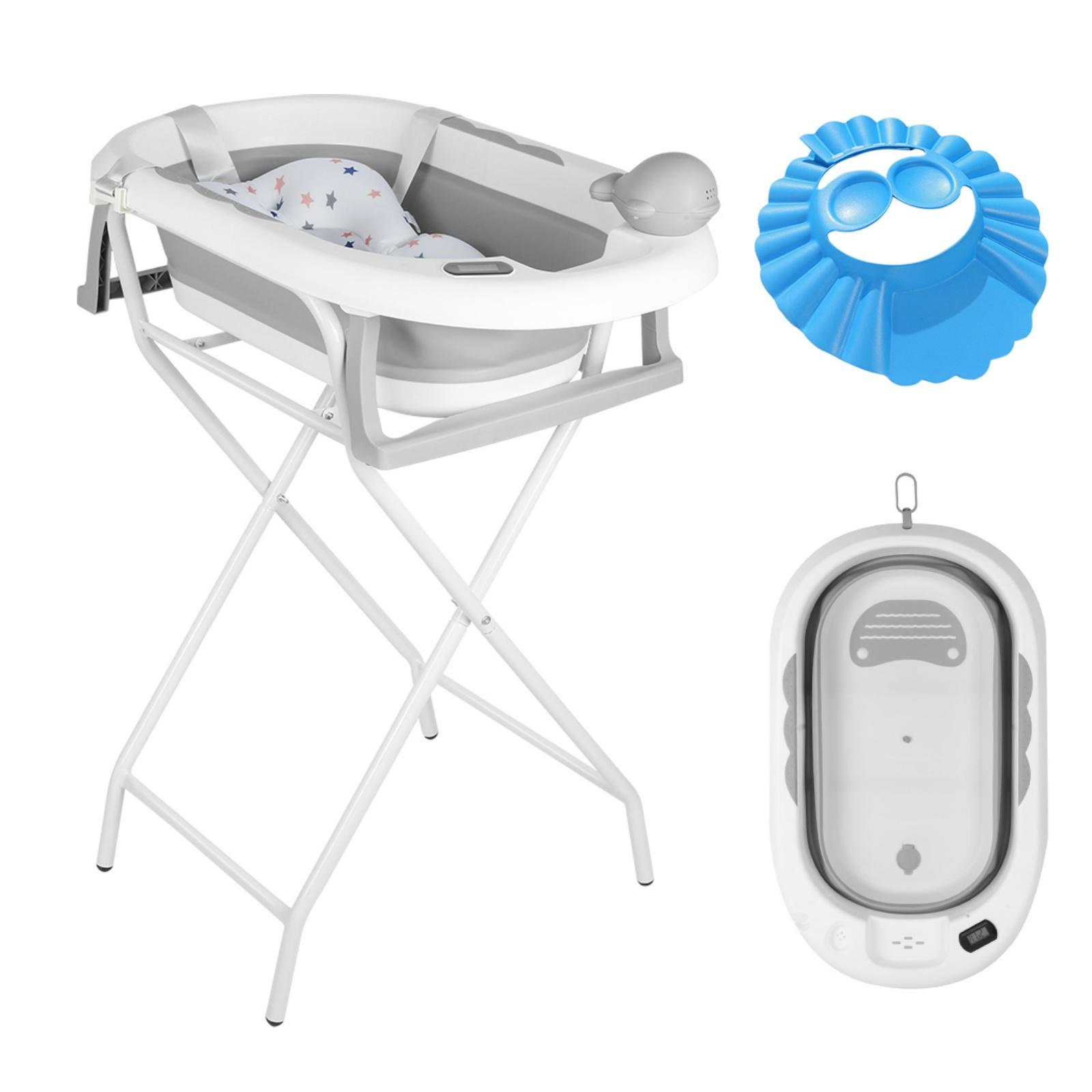 Foldable Baby Bathtub With Bath Mat