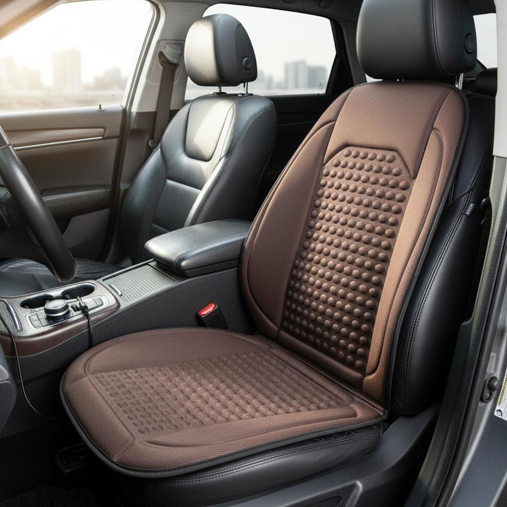 Car Seat Heater Non-Slip Overheat Protection Full Back Fast Heating Seat Warmer For Car For Truck SUV RV Sedan Automotive Van